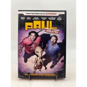 Paul Unrated DVD Movie Simon Pegg Nick Frost Comedy SciFi Alien
